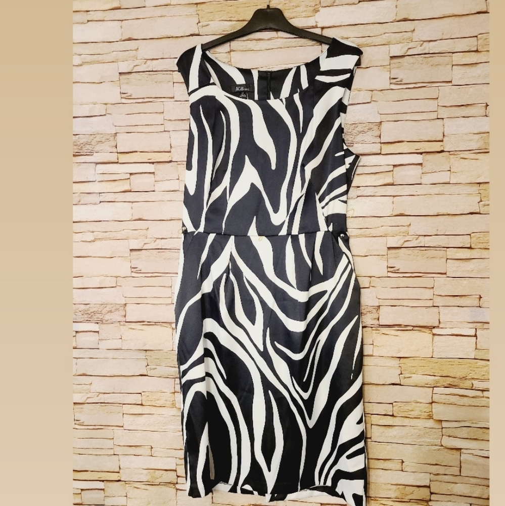 Zebra print dress